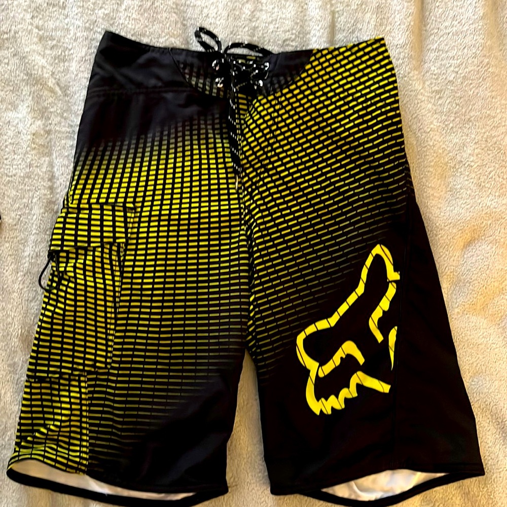 NEW Fox board shorts 28 boys mens